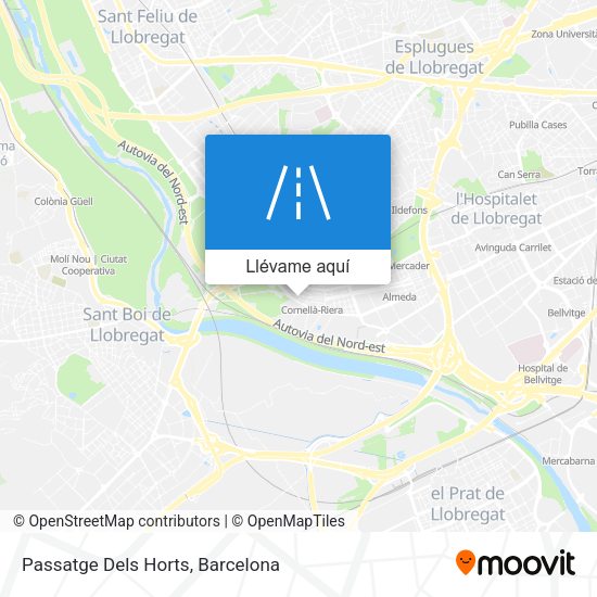 Mapa Passatge Dels Horts