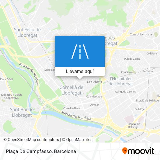 Mapa Plaça De Campfasso