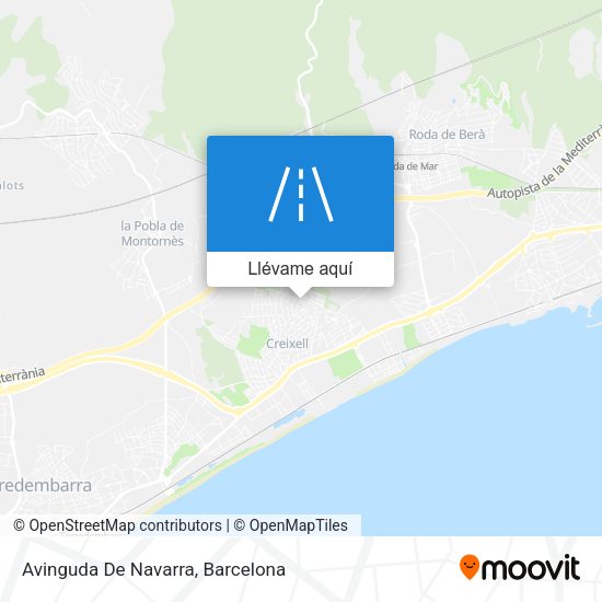 Mapa Avinguda De Navarra
