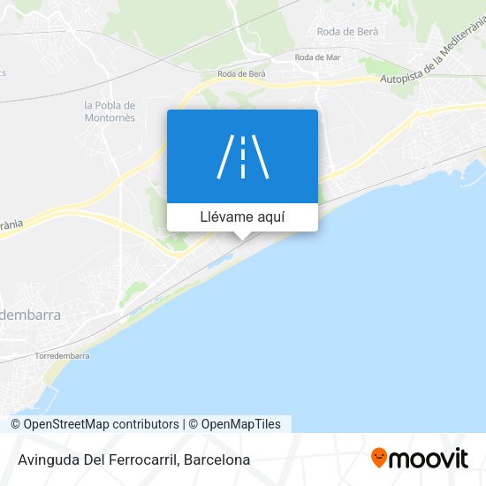 Mapa Avinguda Del Ferrocarril
