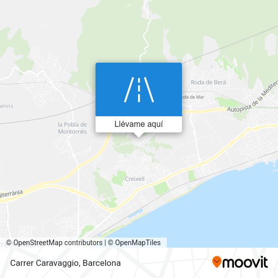 Mapa Carrer Caravaggio