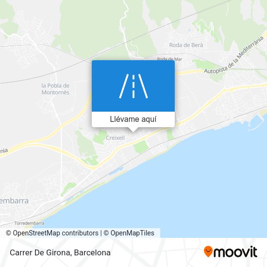 Mapa Carrer De Girona