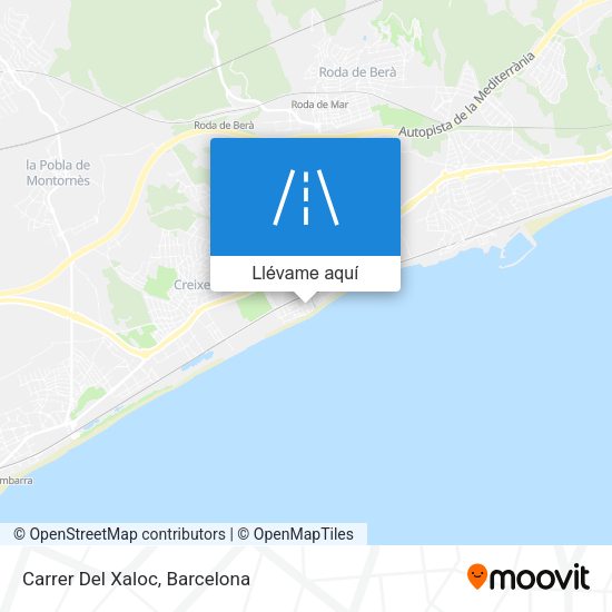 Mapa Carrer Del Xaloc