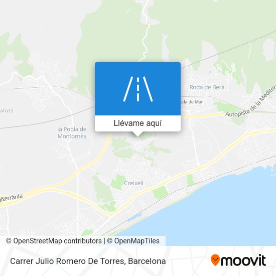 Mapa Carrer Julio Romero De Torres