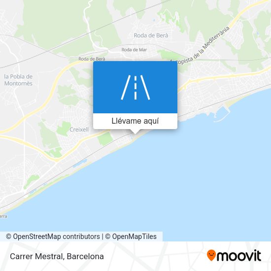 Mapa Carrer Mestral