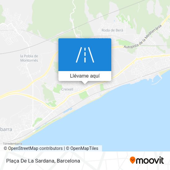 Mapa Plaça De La Sardana