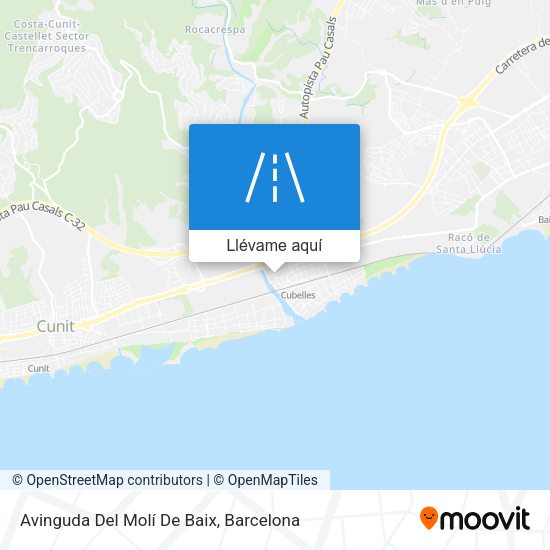 Mapa Avinguda Del Molí De Baix