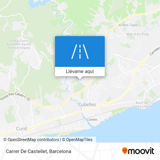Mapa Carrer De Castellet