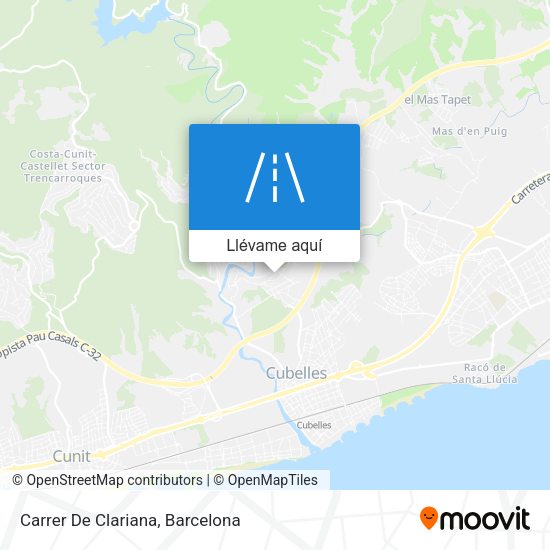 Mapa Carrer De Clariana
