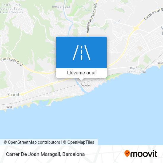 Mapa Carrer De Joan Maragall