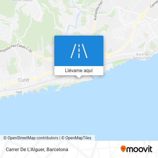 Mapa Carrer De L'Alguer