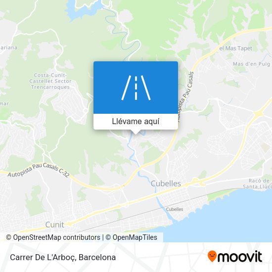 Mapa Carrer De L'Arboç
