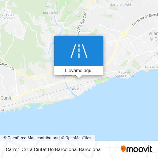 Mapa Carrer De La Ciutat De Barcelona