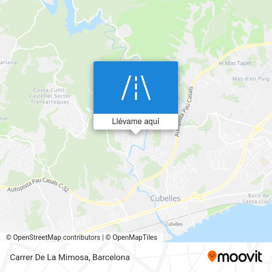 Mapa Carrer De La Mimosa