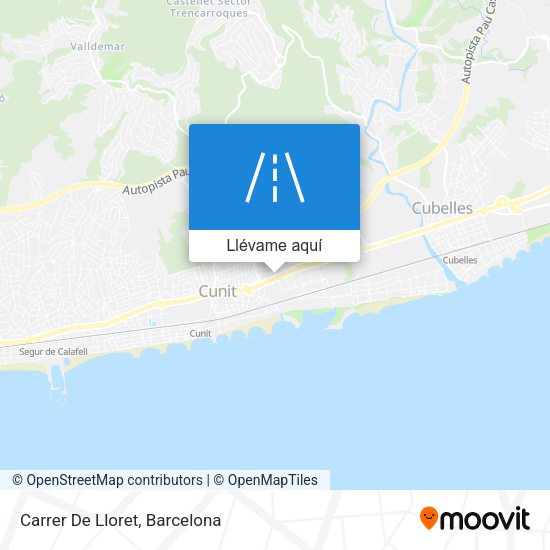Mapa Carrer De Lloret