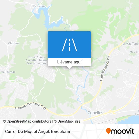 Mapa Carrer De Miquel Àngel