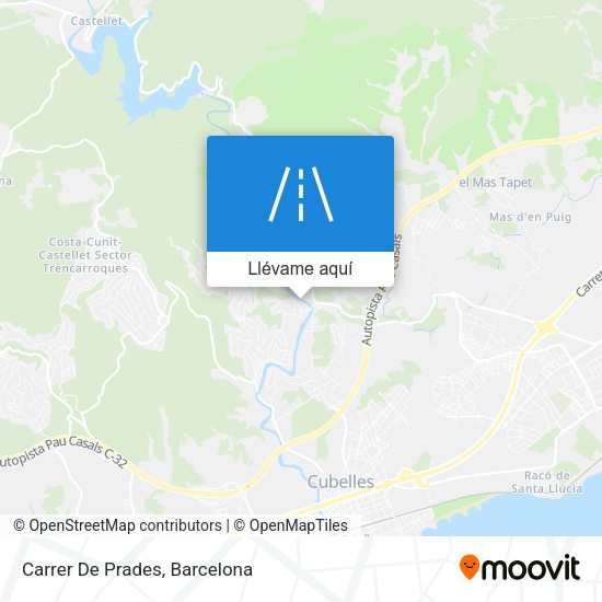 Mapa Carrer De Prades