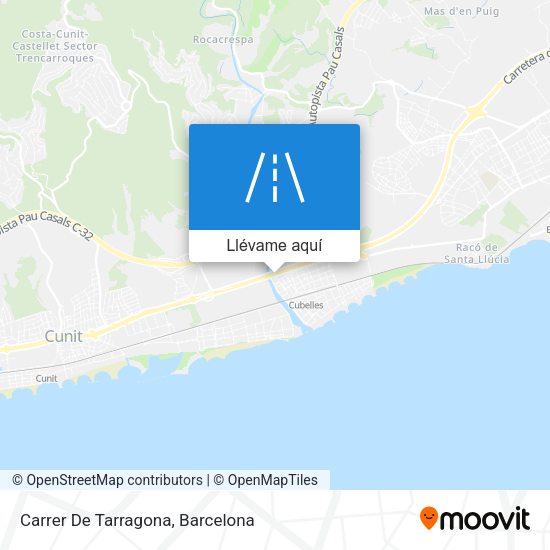 Mapa Carrer De Tarragona