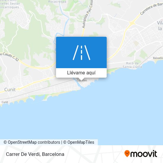 Mapa Carrer De Verdi
