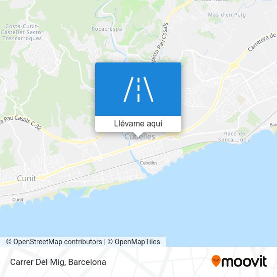 Mapa Carrer Del Mig