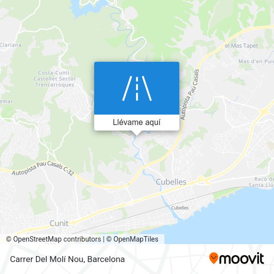 Mapa Carrer Del Molí Nou