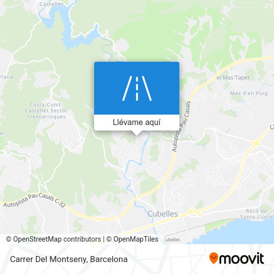 Mapa Carrer Del Montseny