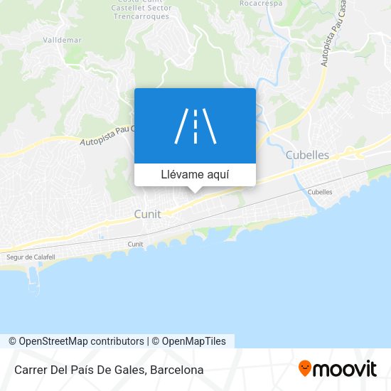 Mapa Carrer Del País De Gales