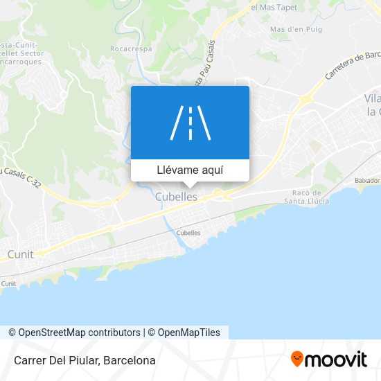 Mapa Carrer Del Piular