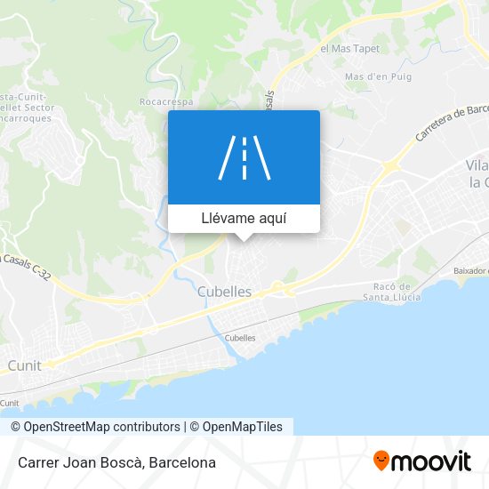Mapa Carrer Joan Boscà