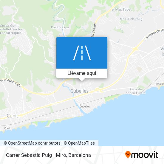 Mapa Carrer Sebastià Puig I Miró