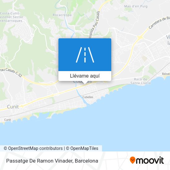 Mapa Passatge De Ramon Vinader