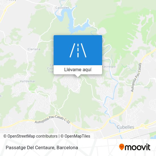 Mapa Passatge Del Centaure