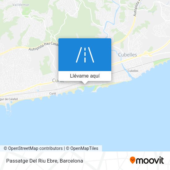 Mapa Passatge Del Riu Ebre