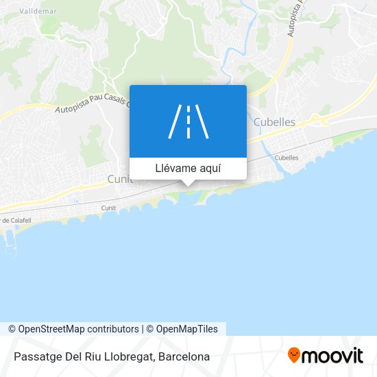 Mapa Passatge Del Riu Llobregat