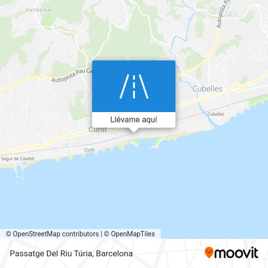 Mapa Passatge Del Riu Túria