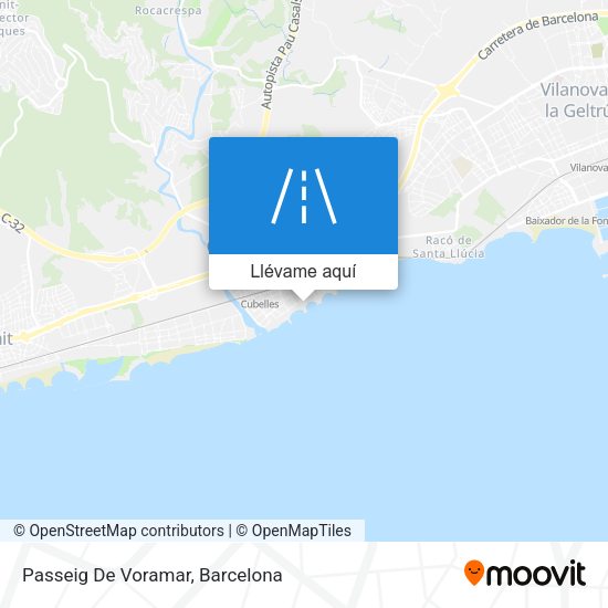 Mapa Passeig De Voramar