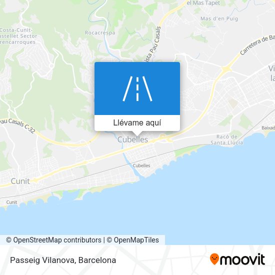 Mapa Passeig Vilanova