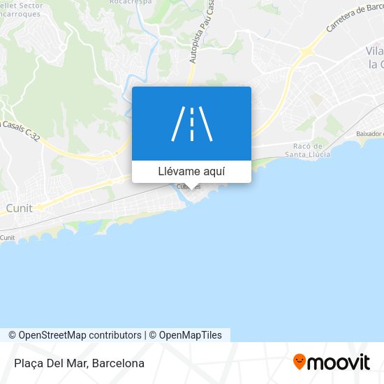 Mapa Plaça Del Mar