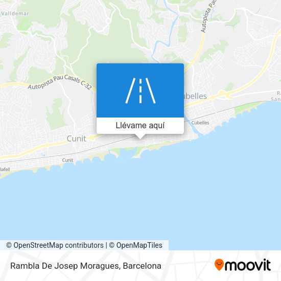 Mapa Rambla De Josep Moragues