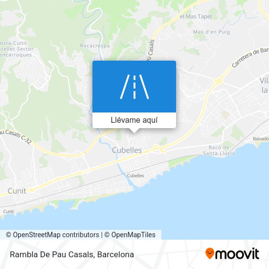 Mapa Rambla De Pau Casals