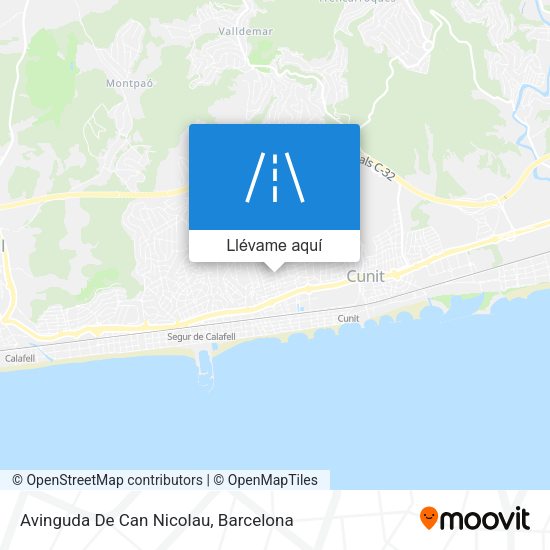 Mapa Avinguda De Can Nicolau
