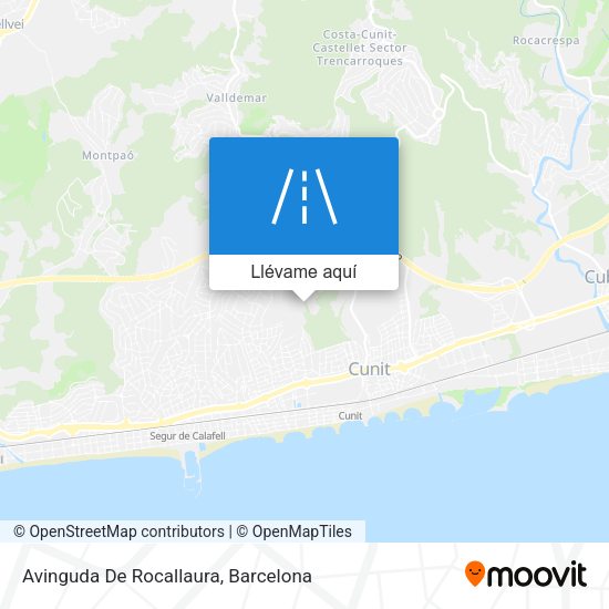 Mapa Avinguda De Rocallaura