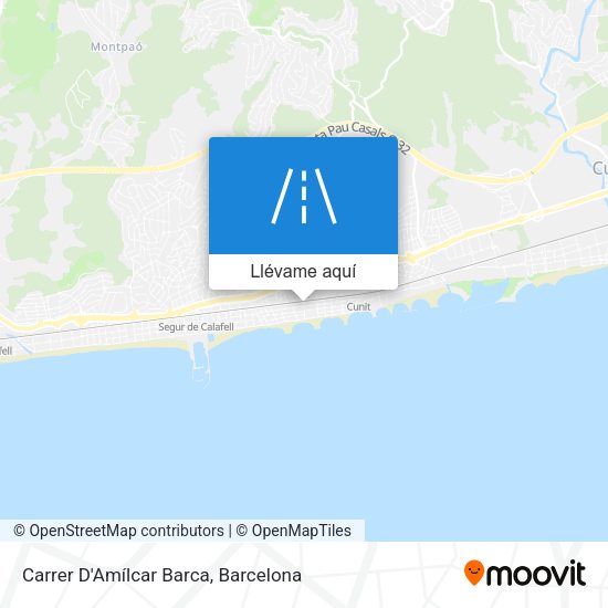 Mapa Carrer D'Amílcar Barca