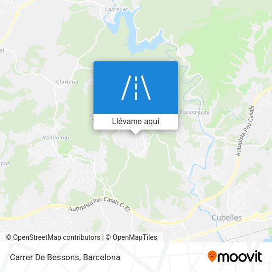 Mapa Carrer De Bessons