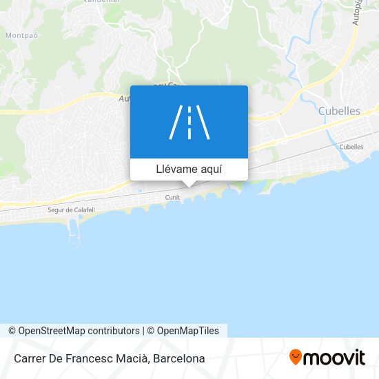 Mapa Carrer De Francesc Macià