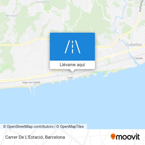Mapa Carrer De L'Estació
