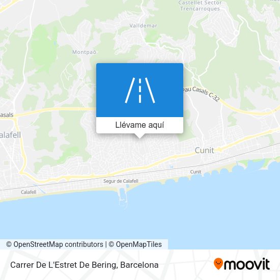 Mapa Carrer De L'Estret De Bering