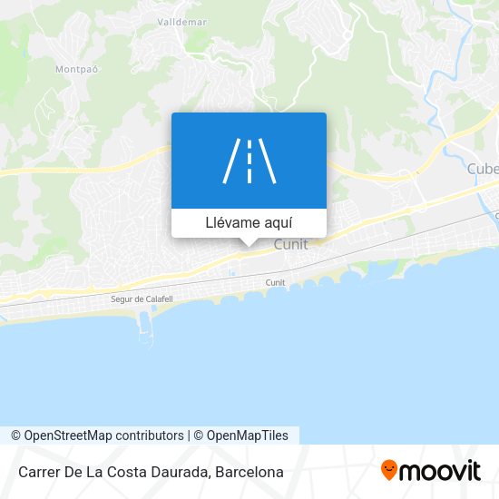 Mapa Carrer De La Costa Daurada