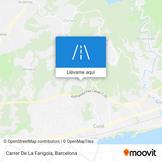 Mapa Carrer De La Farigola