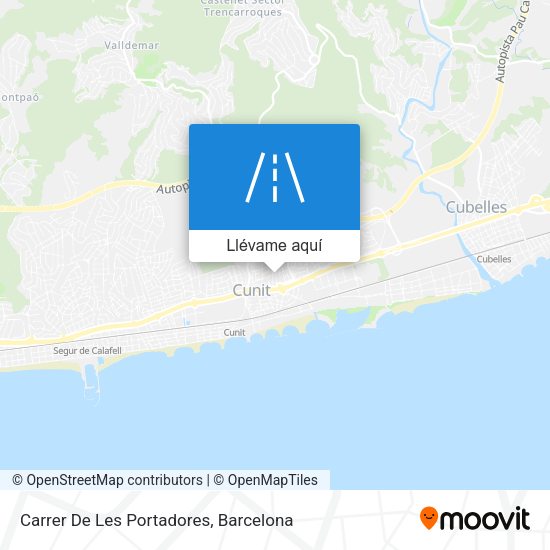 Mapa Carrer De Les Portadores